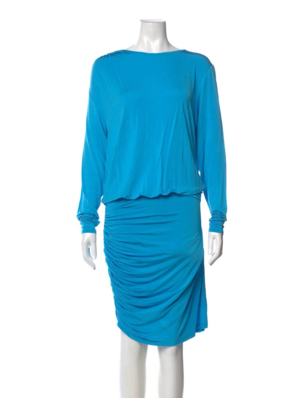 Ramy Brook Bright Ashton Teal Midi Dress